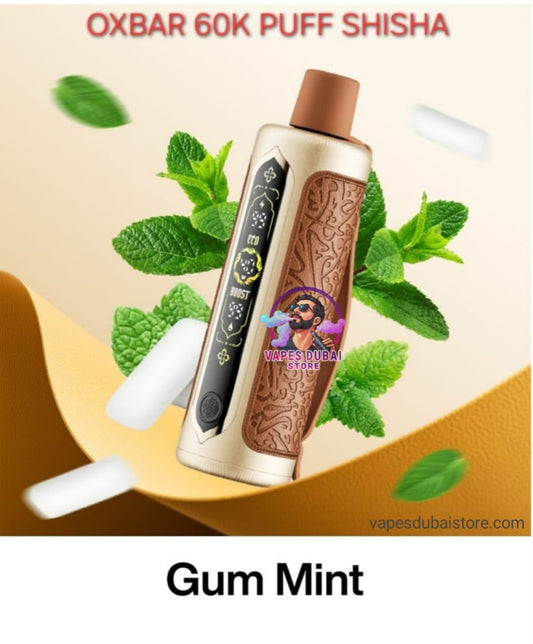 Oxbar Shisha 60000 Puffs Disposable Vape DTL 6MG In Dubai